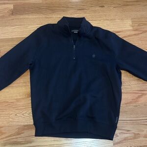 Men's Black Half-Zip Sweater